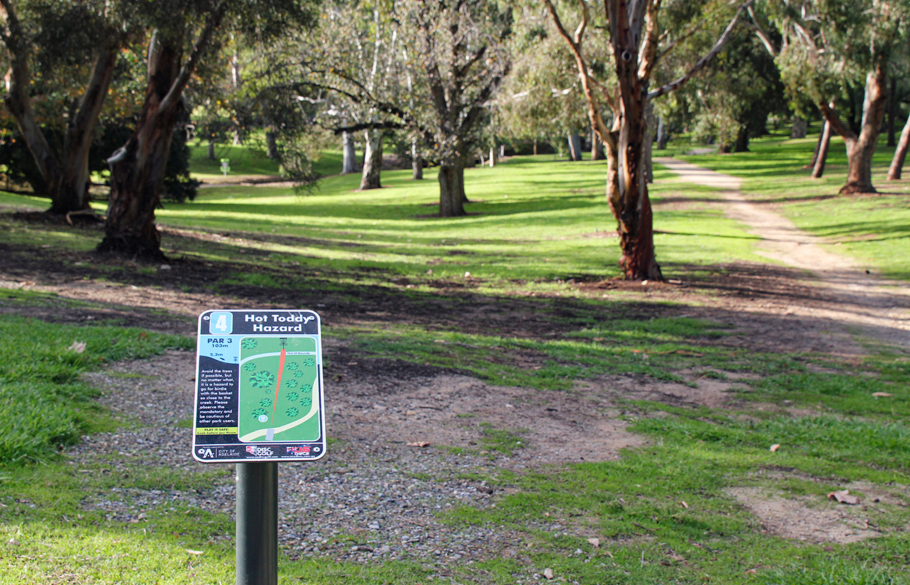 Adelaide Park Lands Disc Golf Course Australian Disc Golf